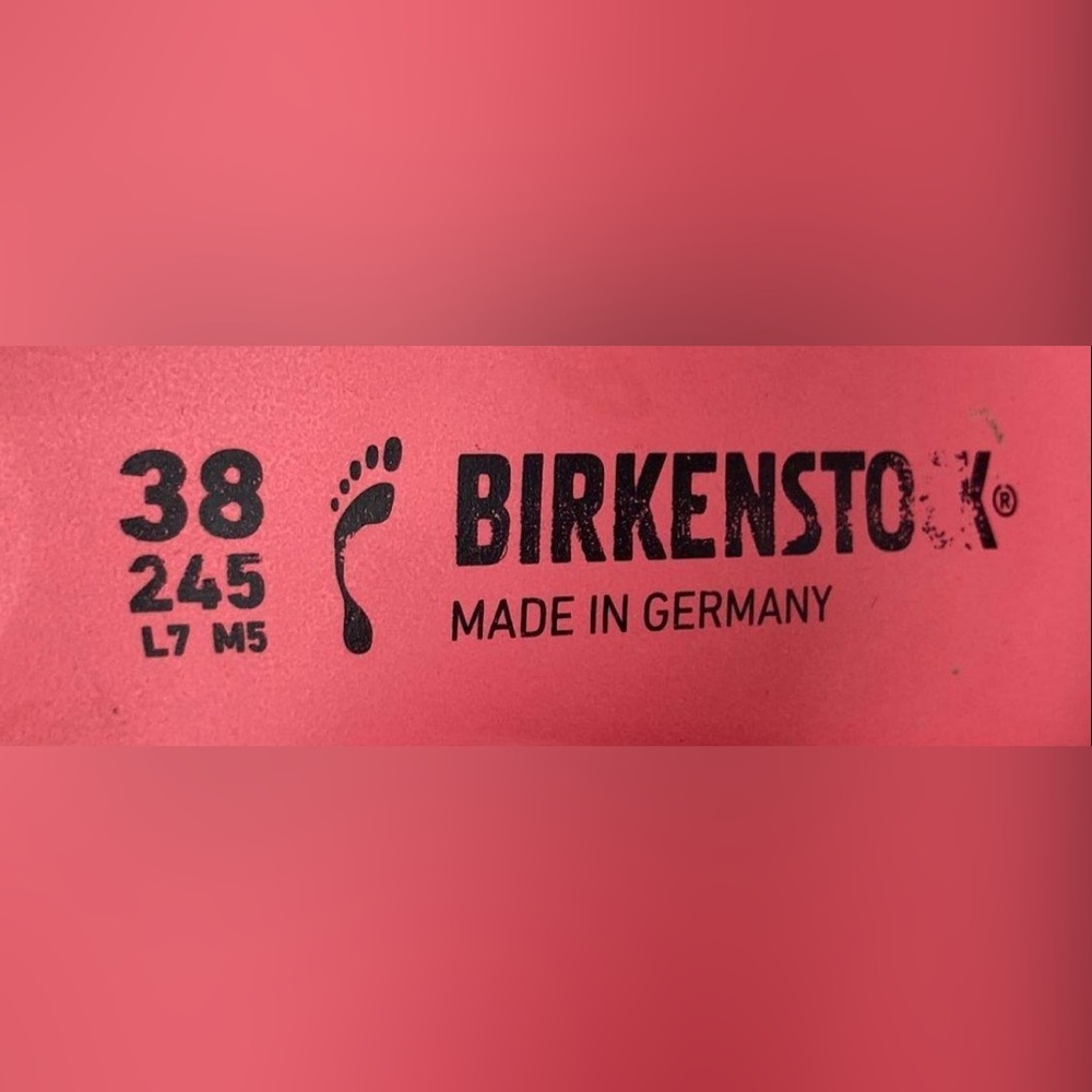 Germany Birkenstock Pink Sandals size 7 women’s - Picture 3 of 4